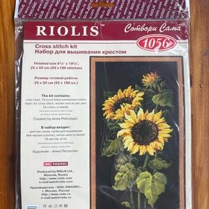 Riolis Sunflower Cross Stitch Kit